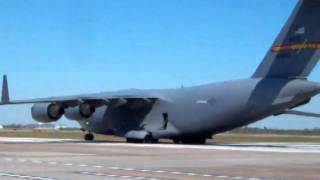 C-17 Taxing out for departure from KEFD