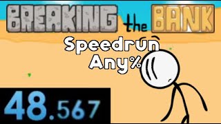 Henry Stickmin Breaking the Bank Speedrun - Any% - 48s 567ms