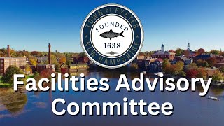 Facility Advisory Committee - 08/28/24