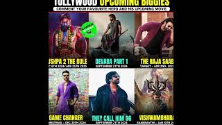 Films #pushpa2 #devara #rajasaab #gamechanger #OG #vishwambara #alluarjun #ntr #ramcharan #shorts