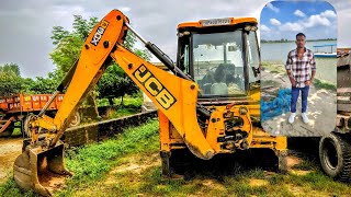 JCB 3DX New Drinking Water Pipe Being Dug and Backfilling for Village | JCB | jcb video..