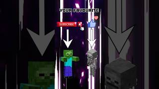 Skeleton VS Zombie who’s better in Minecraft | #skeleton #zombie #shorts #minecraft #viral #trending