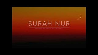 Surah Nur - سورة النور | Abdul Rashid Sufi | English Translation