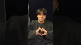 Jungkook make different types of hearts 💜 #bts