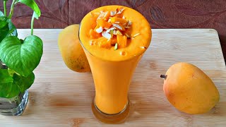 Mango Milkshake Recipe | Rich & Creamy Mango Milkshake | Super Yummy Mango Milkshake