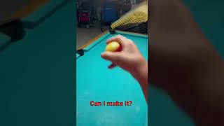 Amazing 8 ball shot!