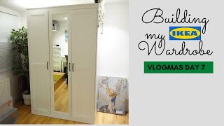 Building my iKea wardrobe | vlogmas day 7