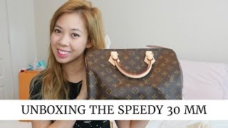 UNBOXING LOUIS VUITTON SPEEDY 30 MM //  NEVERFULL VS SPEEDY