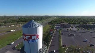 DJI Phantom 4 over HEB in 4K