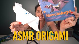 ASMR 🎧🎧 sonidos de papel. Hago ORIGAMI