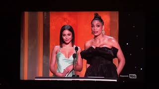 Vanessa Hudgens and Rosario Dawson at The SAG Awards 2022