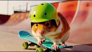 Electric Heart Publishing - Hamster Skateboarding (Official Music Video)