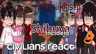 JJK Shibuya Incident CIVILIANS React 🇬🇧 + 🇧🇷 subtitles || part 1