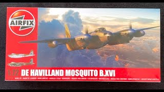 Airfix De Havilland Mosquito B.XVI, 1:72 scale - In-Box Browse