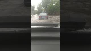 ливень в городе и потоп #raining #дождь #ливень #одесса