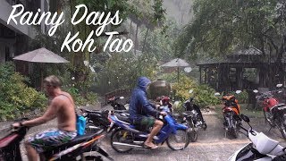 Rainy days on Koh Tao