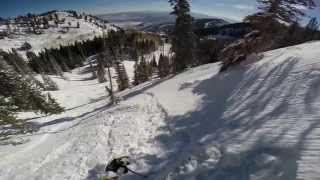 Mi Lunes en la Oficina Gopro skiing Park City Canyons Mar 31 2014