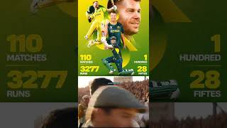 happy retirement for david warner 😢#david warner#cricket#viral shorts#