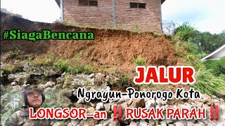 SiagaBencana untuk jalur Ngrayun-Ponorogo‼️ #ponorogo #bpbd #bnpb #tanahlongsor