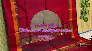 Maheswari Designer sarees @Earthangelini