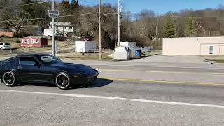 Boosted  1988 Z31 Nissan 300zx with turbo, 21 psi The Black Bitch. The sound!!