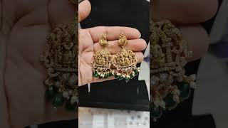 beautiful earrings//one gram gold earrings//antique jewllery//Order no:-8121794588.plz subscribe.