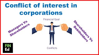 Conflicts between managers and shareholders | Corporate goals | FIN-Ed