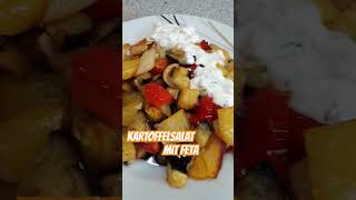 aus dem Airfryer  mediteraner Kartoffelsalat oder leckeres Mittagessen? Du entscheidest.