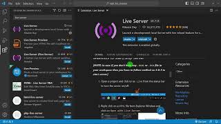 JS VS Code Live Server Extension