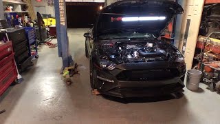 2018 mustang gt built motor is back together im about to turn the key here we go