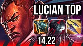 LUCIAN vs AMBESSA (TOP) | KR Master | 14.22