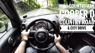 Mini Countryman Cooper D (2017) - POV Country Road and City Drive