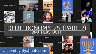 Deuteronomy 25 (Part 2): Brother's Duty