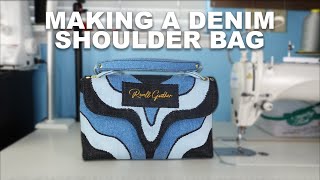 Making a Denim Shoulder Bag from Scratch!