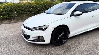 2015 Vw Scirocco 2.0 TDi R-Line Automatic DSG Pure White Euro 6 ULEZ - LEATHER + NAV + PRIVACY