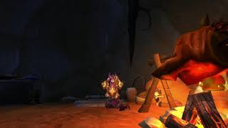 Sitting by a fire - World of Warcraft