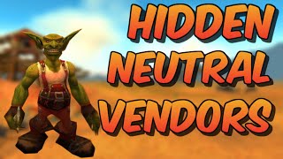 HIDDEN VENDORS WITH ITEMS FOR WOW CLASSIC HARDCORE