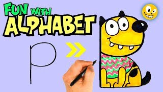 ABC Fun for Kids! (H-P)｜Drawing Alphabet Letters for Kids｜Drawing Alphabet Animals | OKIDOKIDS