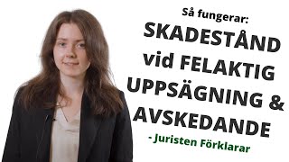 Skadestånd vid felaktig uppsägning/avskedande? | Juristen Förklarar