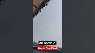 Air Show at Narendra Modi Stadium 🏟️ on World Cup Final Day ❤️ #airshow #airforce #cwc2023 #aircraft