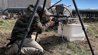 Precision Rifle Shooting using a Tripod