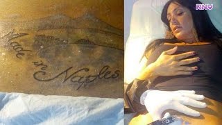 Marika Fruscio : tatuaggio del Vesuvio nelle parti intime "Made in Naples"