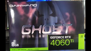 Gainward/Palit Rtx 4060TI Ghost/Dual- Обзор и тест температур