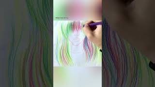 Beautiful or not? // Girl drawing #art #drawing #shorts #painting #artandcraft #viralvideo