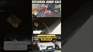 MUSIM HUJAN TIBA‼️SAATNYA BERSIH-BERSIH JAMUR PADA KACA MOBIL✨ #mitsubishioutlander #jamurkacamobil