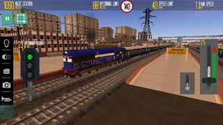 DLMW made blue KYN WDM-3D gets Indrayani SF Express and shows it's acceleration.