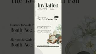 INVITATION FOR CATON FAIR 2023 #catonfair2023 #exhibition #dinnerware #tableware #ceramic