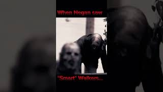 When Negan saw "SMART WALKERS"... #thewalkingdead #shorts #nostalgia #negan #rickgrimes #twdtelltale