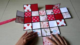 Multiple fold heart card-Valentine special by Sheetal Khajure-Arty Hearty