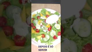 MOLHO DE IOGURTE PARA SALADA - #shorts